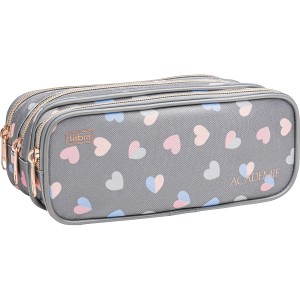 ESTOJO TRIPLO GRANDE ACADÉMIE CORAÇÃO TILIBRA