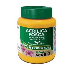 TINTA ACRÍLICA FOSCA 250ML AMARELO OURO 505 ACRILEX
