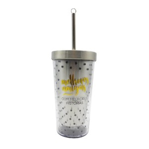 COPO CANUDO ECO 450ML MELHORES AMIGAS ZONA CRIATIVA