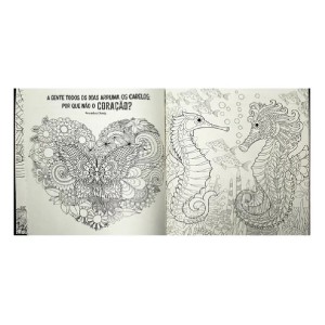 LIVRO DE COLORIR ANTIESTRESSE ARTETERAPIA QUE INSPIRA TODOLIVRO