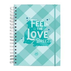 CADERNO COLEGIAL BREEZE VERDE 80FLS 90G DAC