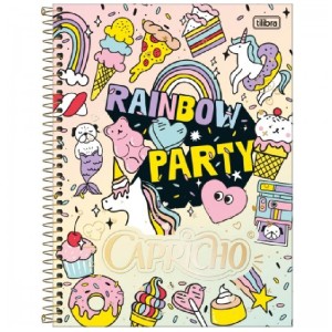 CADERNO ESPIRAL CD UNIV 10M CAPRICHO 200 FLS TILIBRA