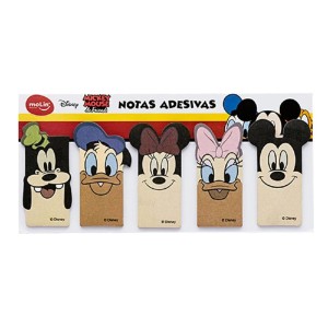 BLOCO DE MARCADOR DE PAG ADESIV MICKEY 5B 25FLS MOLIN