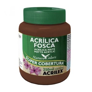 TINTA ACRÍLICA FOSCA 250ML MARROM ACRILEX