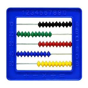 ABACO ESCOLAR PLASTICO 50 BOLINHAS KAZ