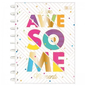 CADERNO UNIVERSITÁRIO TILIDISCO 1M BE NICE 80 FLS TILIBRA