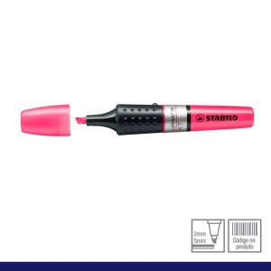 MARCA TEXTO LUMINATOR ROSA STABILO