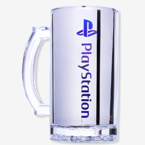 CANECA DE CHOPP ELETROSTÁTICA PLAYSTATION 450ML ZONA CRIATIVA