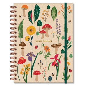 CADERNO COLEGIAL 10 MATERIAS LOVE GARDEN FINA IDEIA