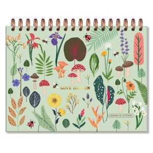CADERNO DE CRIACAO LOVE GARDEN FLS PRETAS S/PAUTA FINA IDEIA