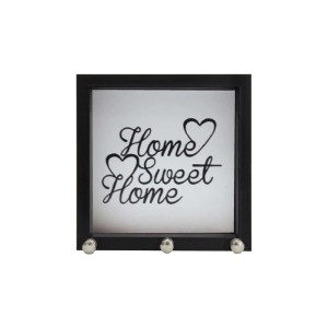 PORTA CHAVE 12X12CM HOME SWEET HOME