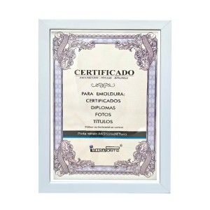PORTA RETRATO CERTIFICADO A4 21X29,7CM PLÁSTICO