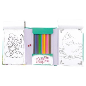SUPER KIT DE COLORIR CLÁSSICOS ADORÁVEIS TODOLIVRO