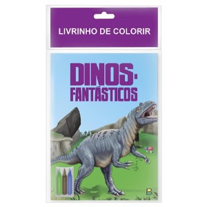 LIVRINHO DE COLORIR DINOS FANTÁSTICOS TODOLIVRO