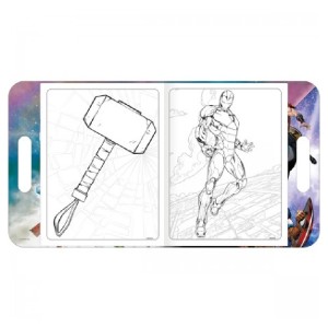 FOLHAS PARA COLORIR MALETA AVENGERS 8 FOLHAS TILIBRA