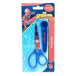 TESOURA SPIDER-MAN COM PROTEÇÃO MOLIN