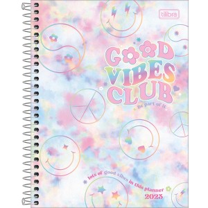 PLANNER ESPIRAL GOOD VIBES M7 TILIBRA
