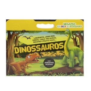 MEGAPAD COLORIR & ATIVIDADES DINOSSAUROS TODOLIVRO