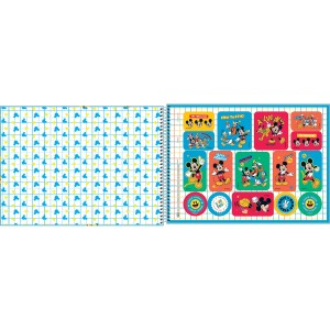CADERNO ESP CARTOGRAFIA E DESENHO CD MICKEY 80 FLS TILIBRA