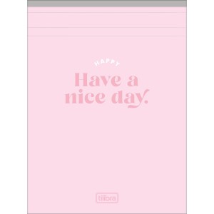 CADERNETA GRAMPEADA AO ALTO G HAPPY 80 FLS TILIBRA