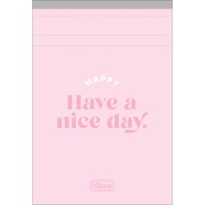 CADERNETA GRAMPEADA AO ALTO M HAPPY 80 FLS TILIBRA