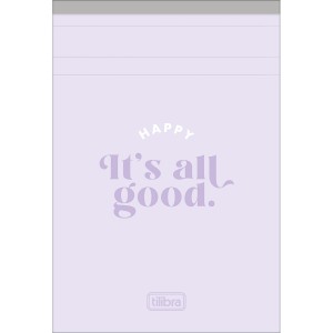 CADERNETA GRAMPEADA AO ALTO M HAPPY 80 FLS TILIBRA