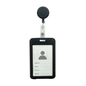 CARTÃO IDENTIFICAÇÃO PLÁSTICO PRETO