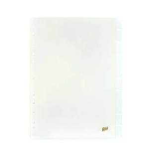 DIVISÓRIA PARA FICHÁRIO UNIVERSITÁRIO 10 UNIDS CRISTAL YES