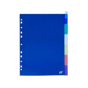 DIVISÓRIA PARA FICHÁRIO UNIVERSITÁRIO 6 CORES YES