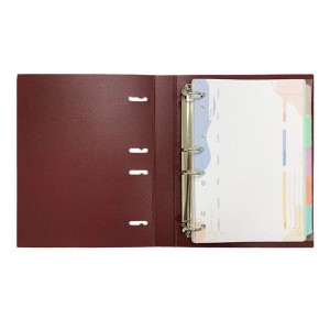 FICHÁRIO 96 FOLHAS E 5 DIV BORDO A4 YES