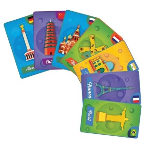 JOGO ROUBA MONTE VOLTA AO MUNDO C/54CARTAS PAIS&FILHOS