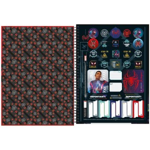 CADERNO ESPIRAL CD UNIV 1M SPIDER-MAN GAME 80 FLS TILIBRA