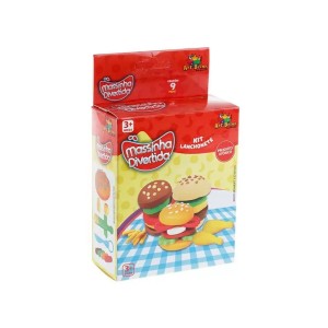 MASSINHA DE MODELAR HAMBURGUER C/9PCS
