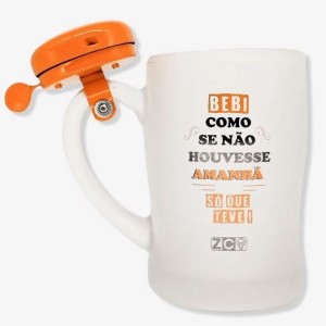 CANECA C/ CAMPAINHA BEBI COMO SE NÃO HOUVESSE AMANHÃ