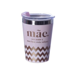 COPO VIAGEM SNAP 300ML MÃE MARMORE ZONA CRIATIVA