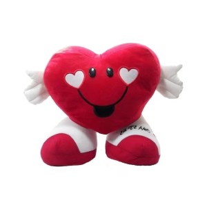 PELUCIA CORAÇÃO COM BOTAS EU TE AMO