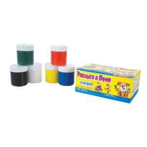 TINTA PINTURA A DEDO 15ML 6 CORES MARIPEL