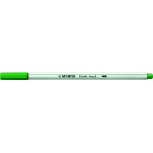 CANETA BRUSH PEN 68 VERDE OLIVA 568/36 STABILO