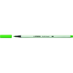 CANETA BRUSH PEN 68 VERDE CLARO 568/43 STABILO
