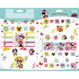 ADESIVO DECORADO DUPLO METALIZADO MINNIE MOUSE TILIBRA