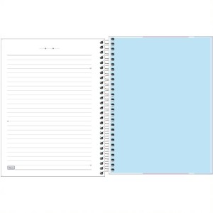 CADERNO ESPIRAL CD 1/4 HAPPY COLORS 80FLS TILIBRA