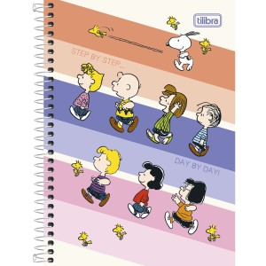 CADERNO ESPIRAL CD 1/4 SNOOPY 80 FLS TILIBRA