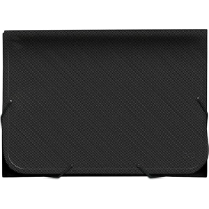 PASTA SANFONADA A4 LINE COM 12 DIVISÕES ALL BLACK DAC