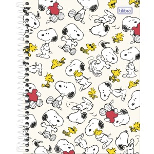 CADERNO ESPIRAL CD COLEGIAL 10M SNOOPY 160 FOLHAS TILIBRA