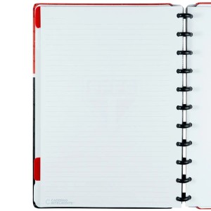 CADERNO INTELIGENTE SÃO PAULO TRICOLOR PRETO GRANDE