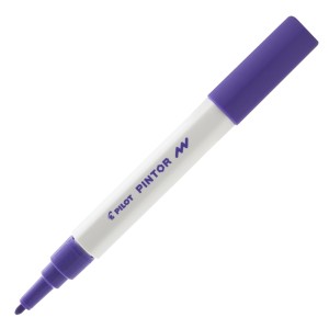 CANETA MARCADOR PILOT PINTOR FINA 1.0MM CRIATIVA VIOLETA