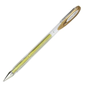 CANETA SIGNO NOBLE METAL OURO  UNIBALL MITSUBISHI