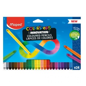 LAPIS DE COR COLOR'PEPS INFINITY 24 CORES MAPED