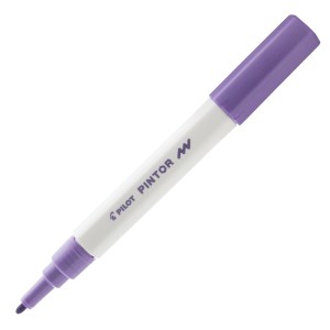 CANETA MARCADOR PILOT PINTOR FINA 1.0MM METÁLICO VIOLETA