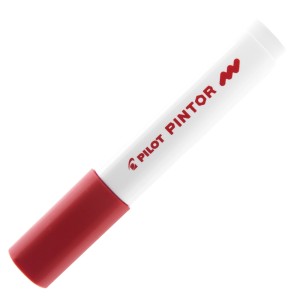 CANETA MARCADOR PILOT PINTOR MEDIA 1.4MM CLASSICA VERMELHO